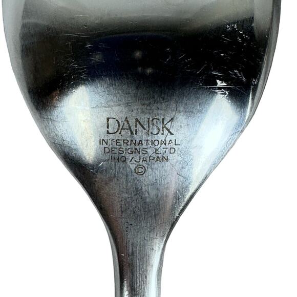 Dansk ANVIL IHQ Japan Vintage 1980s Stainless Satin TEASPOONS-6.5”-Set of 3 - Picture 4 of 4